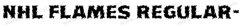 NHL Flames Regular字体转换